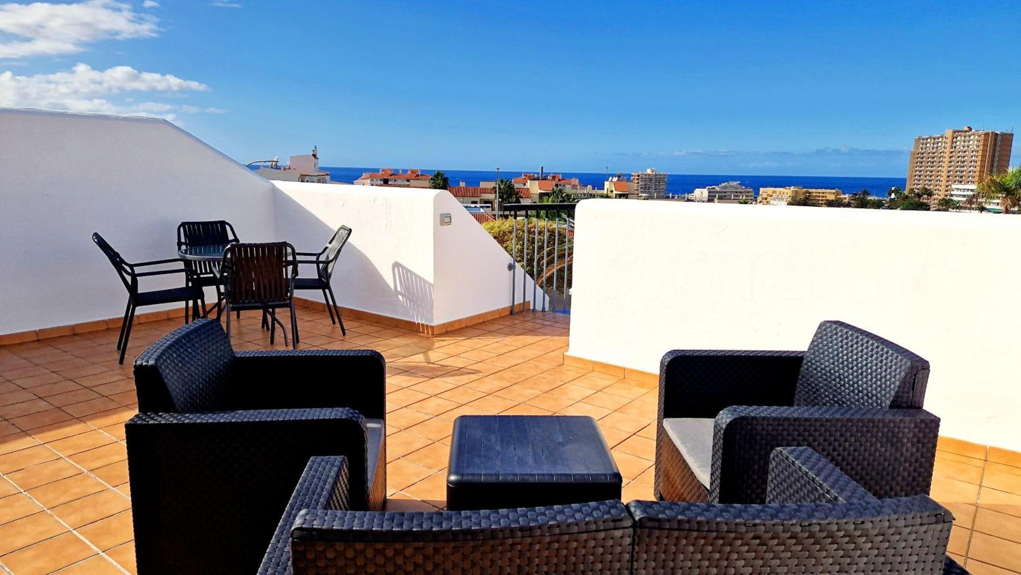 El Mirador Sea View - Air Conditioning - Los Cristianos 洛斯克里斯蒂亚诺斯 外观 照片