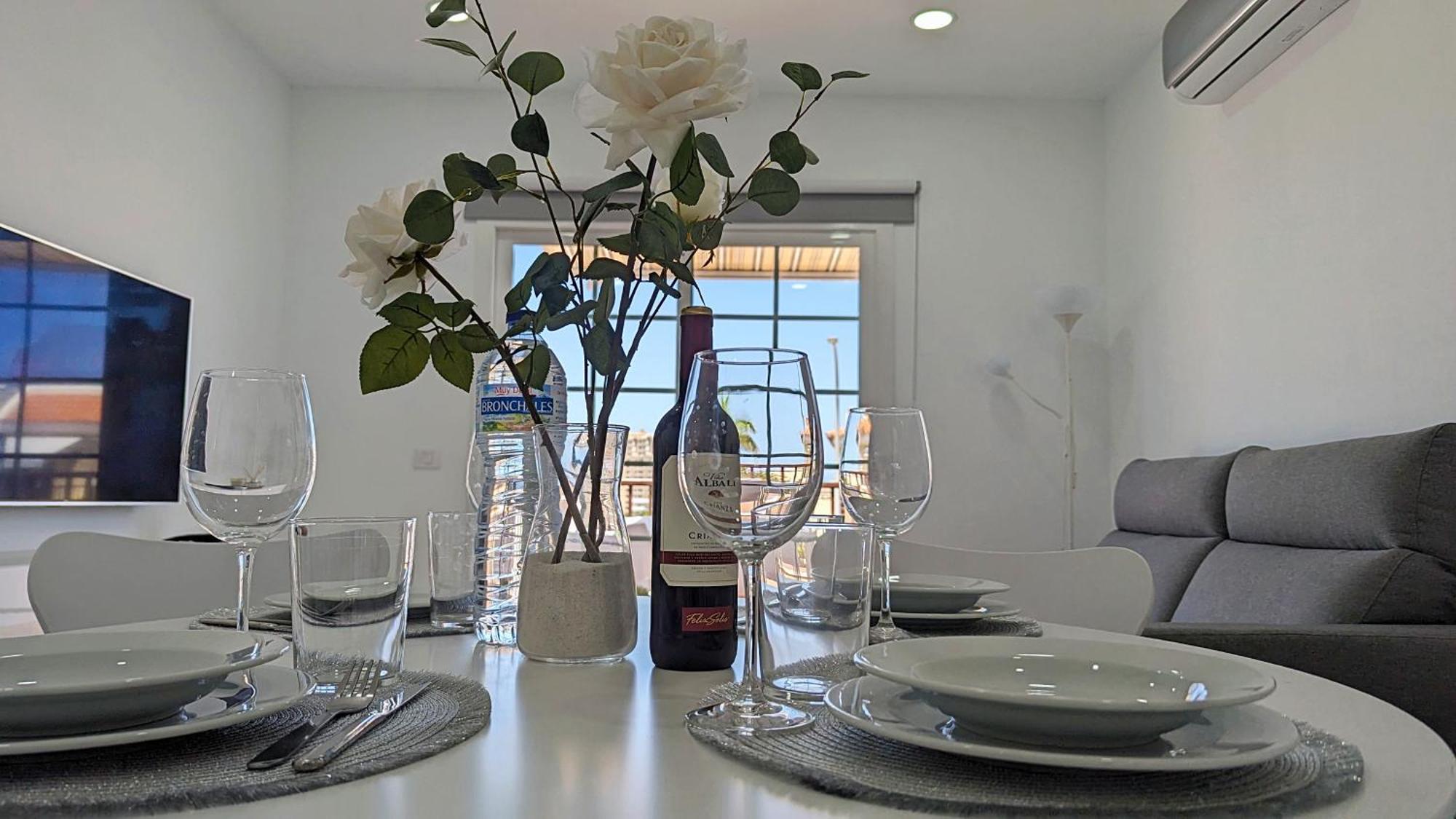 El Mirador Sea View - Air Conditioning - Los Cristianos 洛斯克里斯蒂亚诺斯 外观 照片